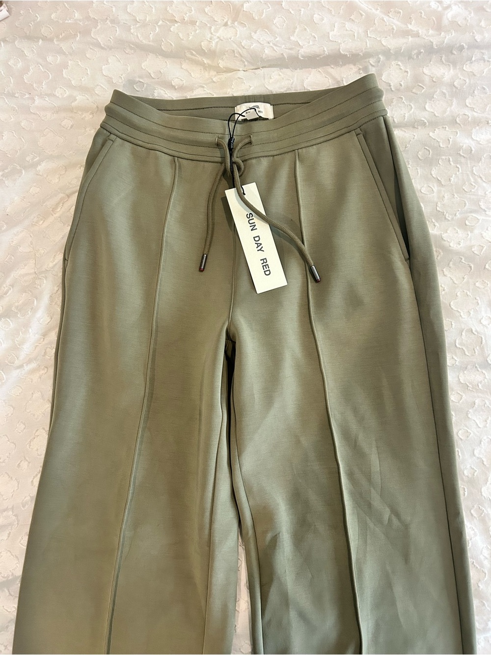 Sun Day Red Olive Green Jogger Pants